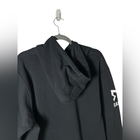 Craft Captain Graphic Hoodie Black Unisex XL Pullover Fleece Cotton Athleisure - Picture 8 of 10